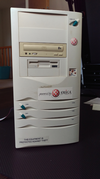 The ugly towerised Amiga 1200